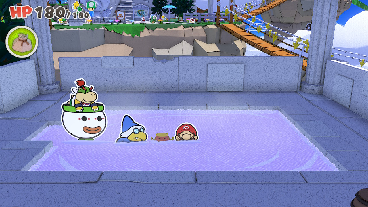 Paper Mario The Origami King Where to Find the ShangriSpa Snifits