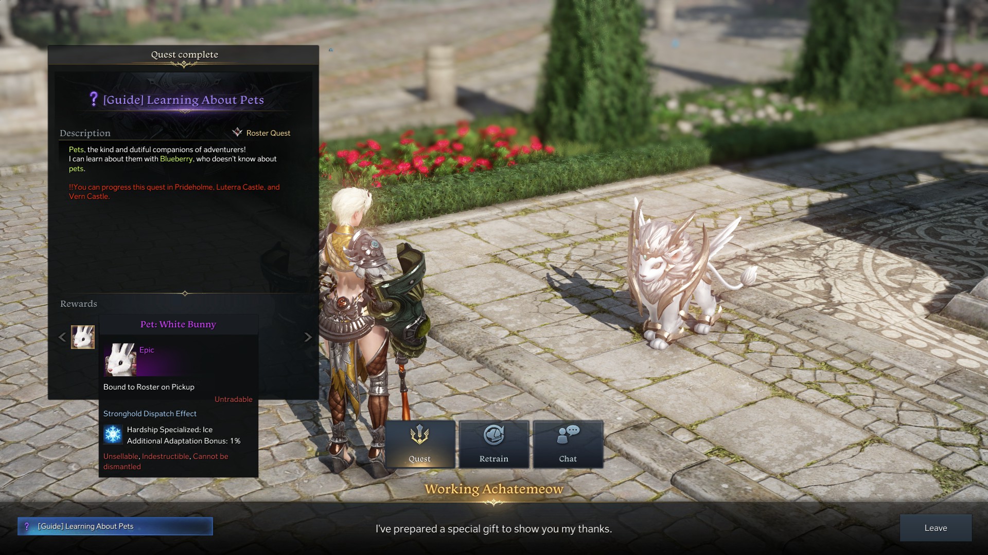 Lost ark white bunny