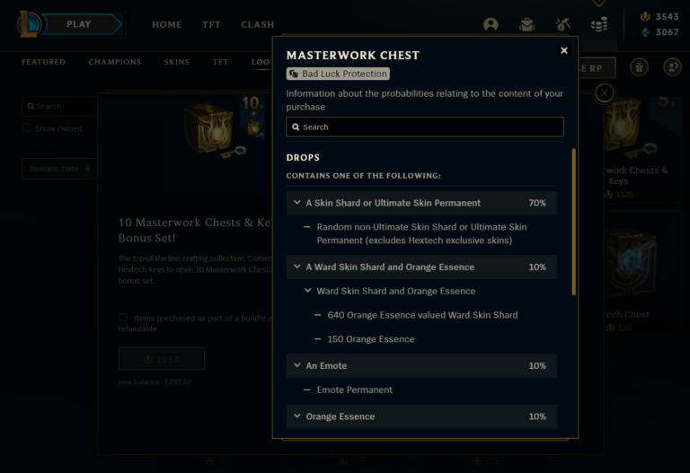 League of Legends Masterwork Milestones Guide All Rewards, Chests Removed
