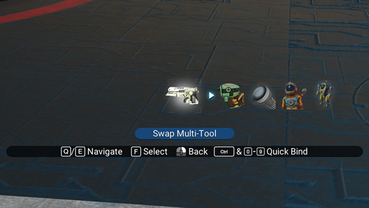 NMS Multi Tool Collection Guide Swapping Tools in No Man's Sky