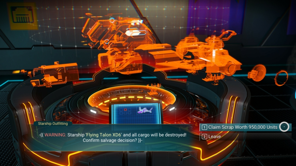 How to Sell Ships in No Man's Sky NMS Starship Scrap Guide