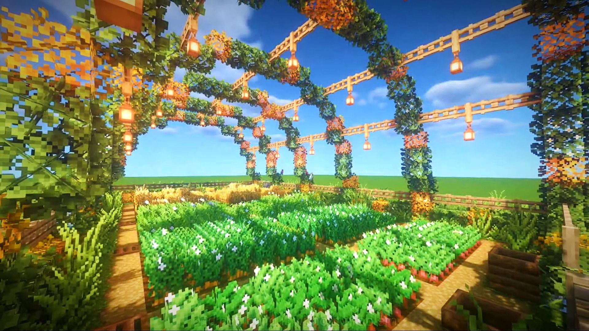 Minecraft Wheat Farm Ideas